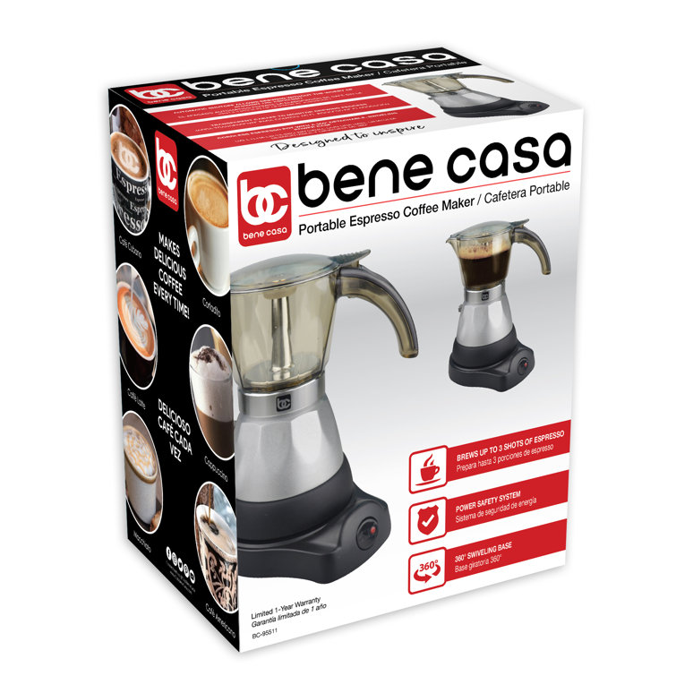 Bene Casa Electric SemiAutomatic Espresso Machine & Reviews Wayfair